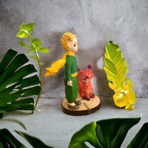 little Prince and Fox resin stand