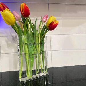Acrylic Bookend Vase - Image 3