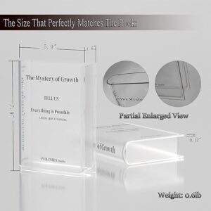 Acrylic Bookend Vase - Image 2
