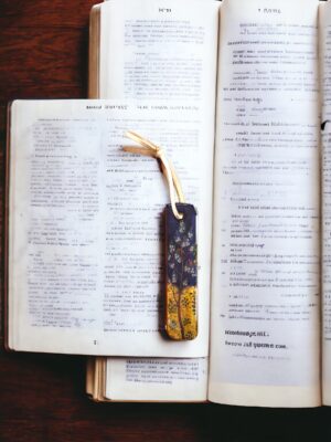 Persian Ceramic & Carpet Pattern Bookmark