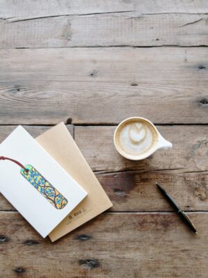 Persian Ceramic & Carpet Pattern Bookmark