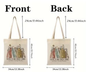 Book Flower Tote Bag