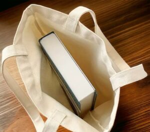 Book Flower Tote Bag