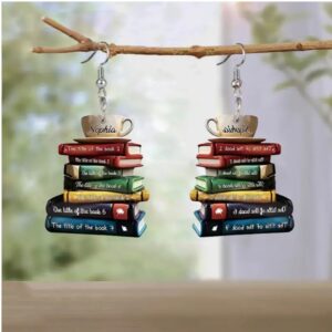 Book Tea lovers Earrings