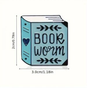 BOOK WORM Pin