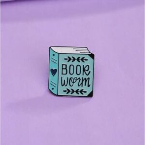 BOOK WORM Pin