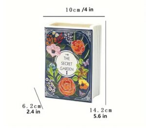 Ceramic Book-shaped Decorative Vase