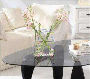 Acrylic Book-shaped Decorative Vase