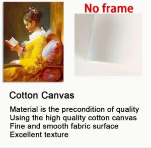 Young Girl Reading Poster