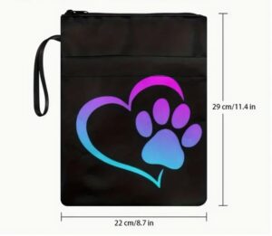 Dog Paw Book Sleeve/