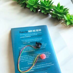 Handmade Playful Cat Clip Bookmark