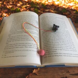 Handmade Playful Cat Clip Bookmark
