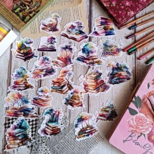 30 PCS The Vintage Books Waterproof
