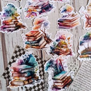 30 PCS The Vintage Books Waterproof