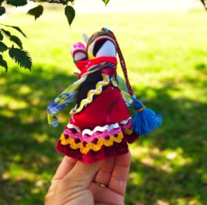 Bookmark of “Kormanji” doll