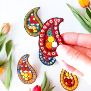 Pateh Paisley Shape Badge - Image 2