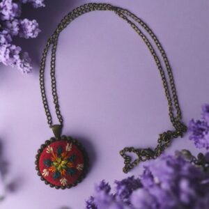 Pateh Embroidery Necklace