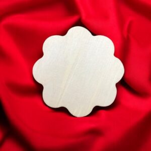 Wooden Floral Coaster