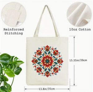 Pomegranate Flower Tote Bag