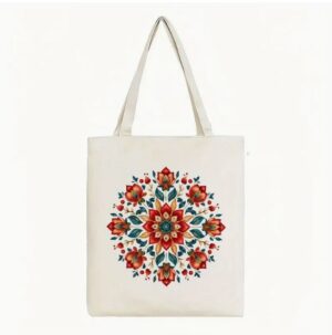 Pomegranate Flower Tote Bag